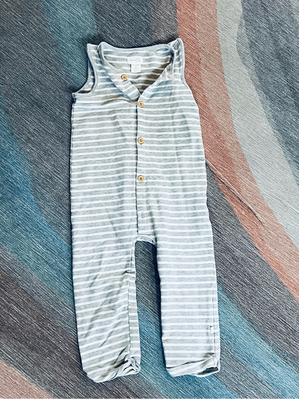 Carter's Little Planet Boys Gray Knit Onesie
